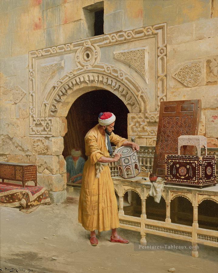 Le fabricant de meubles Ludwig Deutsch Orientalism Araber Peintures à l'huile